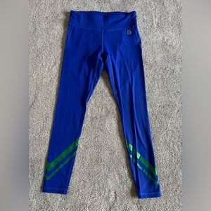 Tory Burch Weightless Chevron Legging | Blue & Green | S